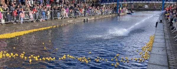 Salford Quays Easter Duck Race