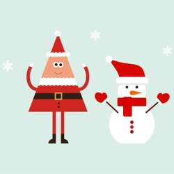 Santa and The Snowman