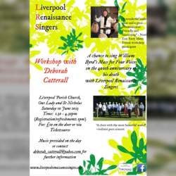 Liverpool Renaissance Singers Workshop