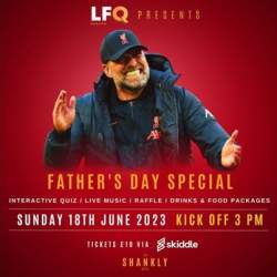 Fathers Day Quiz & Lunch at Shankly Hotel