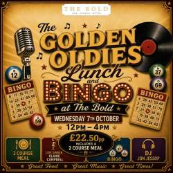 Golden Oldies Lunch & Bingo