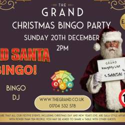 Bad Santa Christmas Bingo