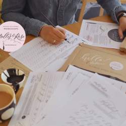 Modern Calligraphy Workshop at Crafty Badger
