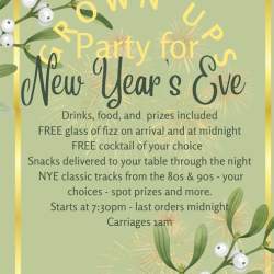 New Year's Eve Grown Ups Party