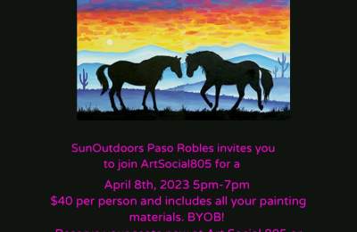 Camp and Paint at Sun Outdoors Paso Robles