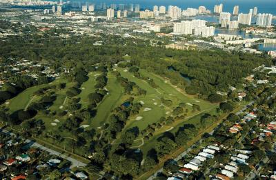 Aerial view of Greynolds Golf Course