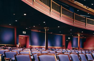 Interior view of the Crest Theatre