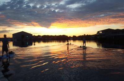 Kings Bay at Sunset with Hunter Springs Kayaks