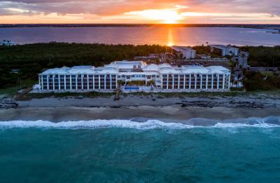 Oceanfront Aerial - Sunset