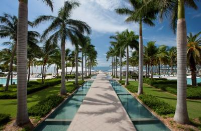 The Waterwalk at the historic Casa Marina leads guests directly to the resort's private beach.