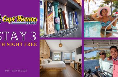 Stay 3 Nights - 4th Night is Free!