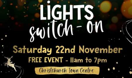 Christchurch Christmas Lights Switch On