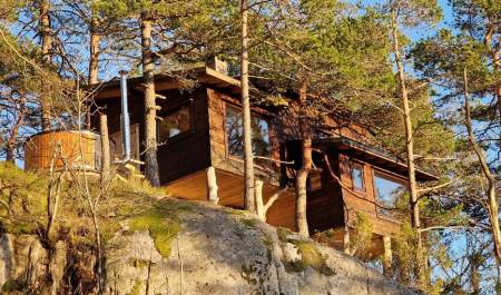TreeTop Fiddan - Trehytter i Konsmo