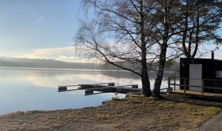 Badstue på Sandstangen