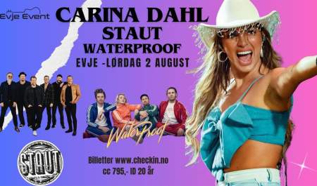 Otra Musikkfest med Carina Dahl, Staut og Waterproof