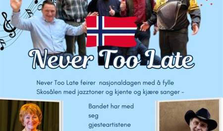 Konsert med Never Too Late, Eli Tanja og Jan-Erik Karlsen