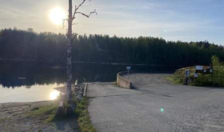 Boat launch Skotsberg, Aremarksjøen south