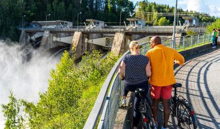 Sykkeltur: Rundtur til de tre kraftverkene rundt Askim