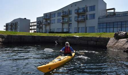 Kayaking at Lindesnes Havhotell