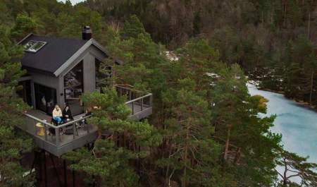 Kristiansand treetop cabins
