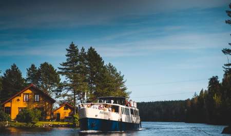 Båttur med MS Brekke, rundtur Brekke-Aspern t/r
