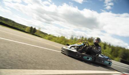 Go cart at Rudskogen