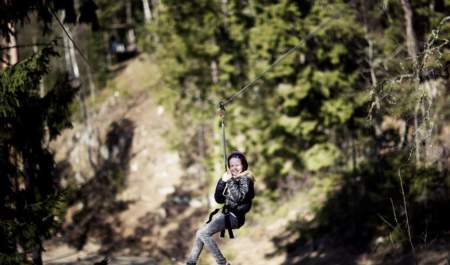 Romsåsen Gruver, climbing and abseiling in Askim