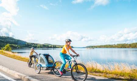 Sykkeltur: Rødenessjøen rundt