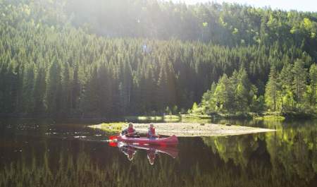 Canoeing on the Mandal River - Adventure Norway