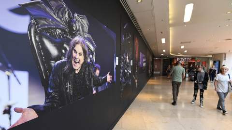 Back to the Beginning photo exhibition with Ozzy Osbourne and Black Sabbath