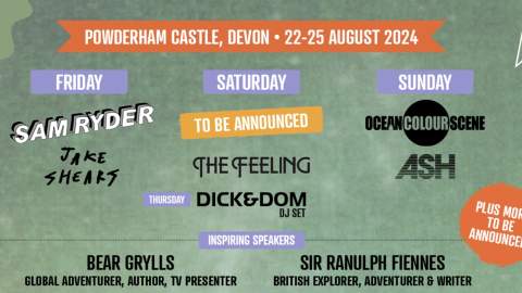 Gone Wild Festival with Bear Grylls at Powderham Castle
