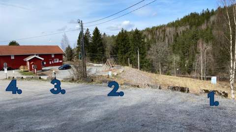 Bobilparkering Brekke sluser