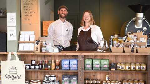 Matfatet og Ørje Kaffebrenneri - Lokalmatutsalg på Ørje