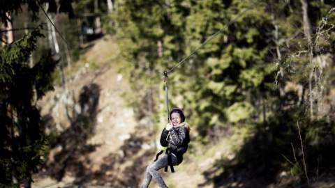 Romsåsen Gruver, climbing and abseiling in Askim