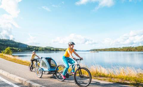 Sykkeltur: Rødenessjøen rundt