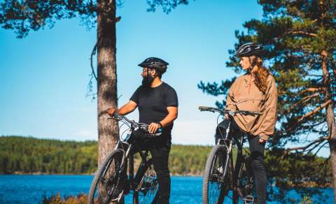 Sykkeltur: Rømsjøen rundt