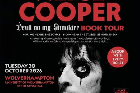 Alice Cooper Devil on My Shoulder Book Tour