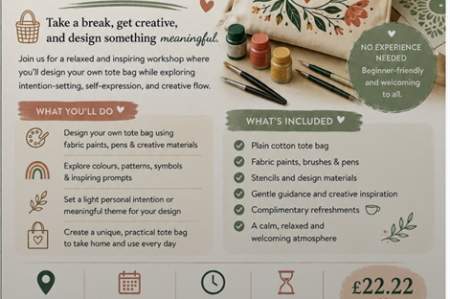 Creative workshop with intention