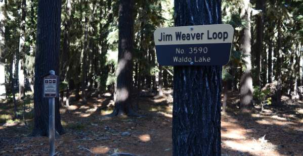 Jim Weaver National Recreation Trail (Waldo Lake Trail #3590)