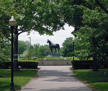 Man o War Statue