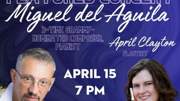 Library Hall Featured Concert: Miguel del Aguila and April Clayton