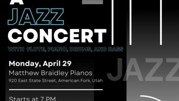 A Jazz Concert with Flute, Piano, Drums, and Bass