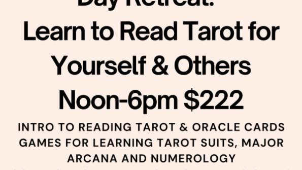 Workshop: Learn to Read Tarot for Yourself & Others