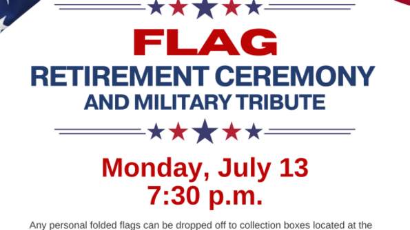 Spanish Fork Fiesta Days Flag Retirement