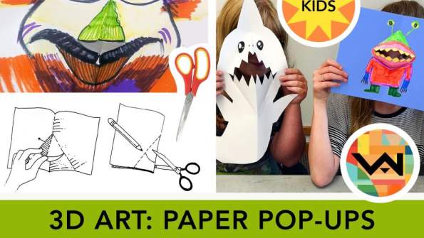 3D Art: Paper Pop-Ups for Kids (Ages 6-10)