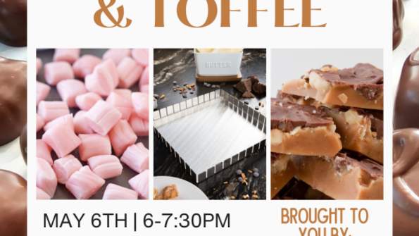 Make Candies for Mom--Buttermints & Toffee