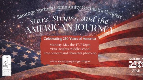 Saratoga Springs: Stars, Stripes and the American Journey Community Orchestra Concert