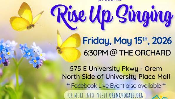 Orem Chorale presents "Rise Up Singing" Summer Concert