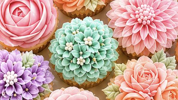 Piped Buttercream Flowers Class