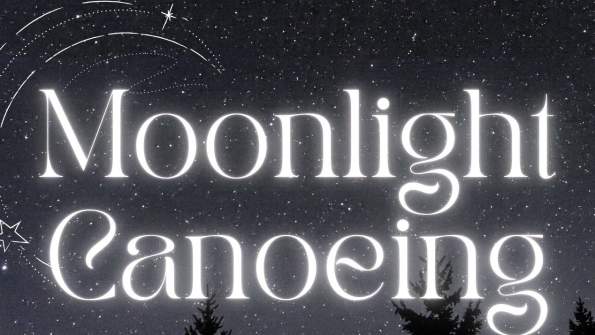 Moonlight Canoeing on the Lower Provo River